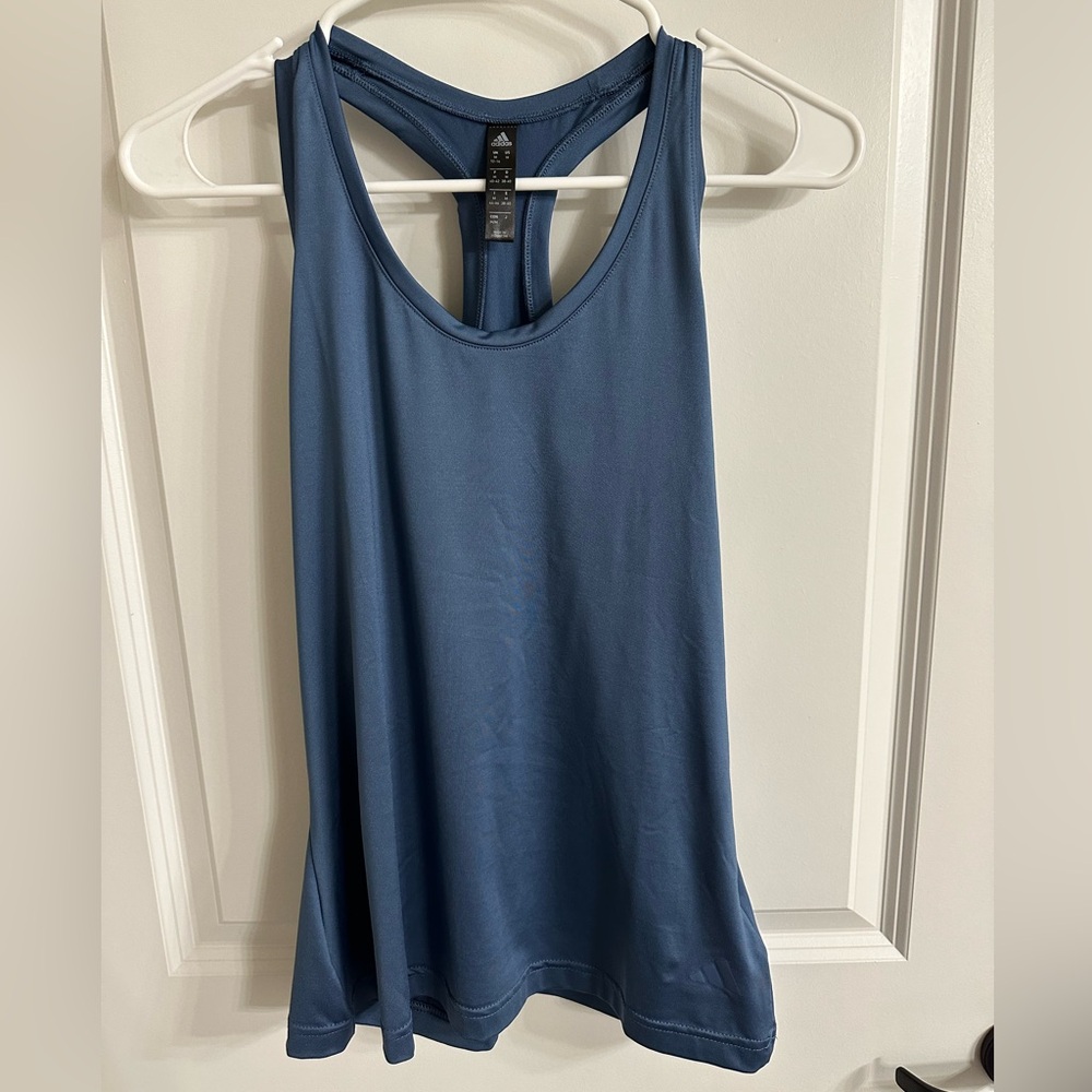 Blue Adidas Tank Top